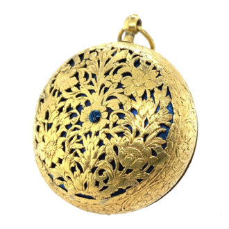French gilt pair-cased one-handed verge watch Circa 1655 French gilt pair-cased one-handed verge watch Circa 1655