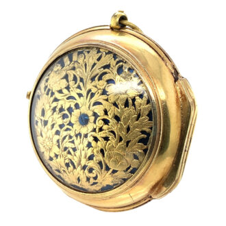 French gilt pair-cased one-handed verge watch Circa 1655 French gilt pair-cased one-handed verge watch Circa 1655
