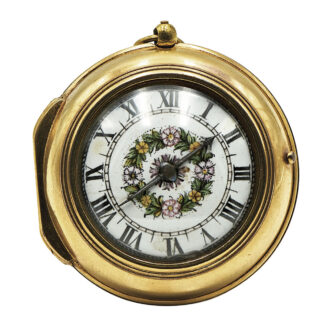 French gilt pair-cased one-handed verge watch Circa 1655 French gilt pair-cased one-handed verge watch Circa 1655