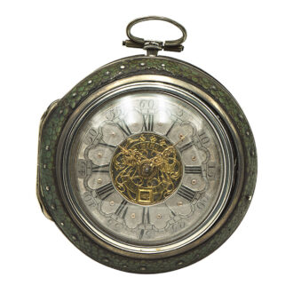 English silver verge made for the Dutch market Circa 1760