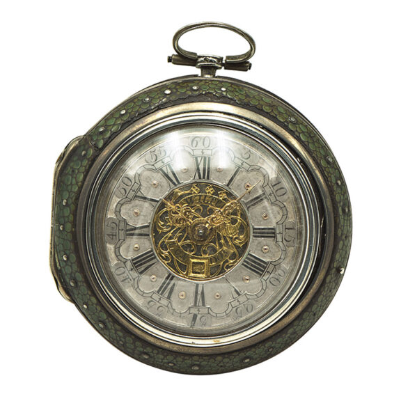 English silver verge made for the Dutch market Circa 1760