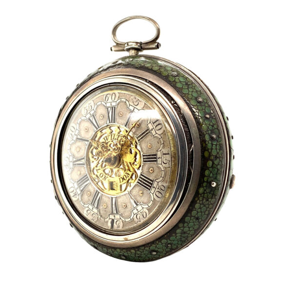 English silver verge made for the Dutch market Circa 1760 English silver verge made for the Dutch market Circa 1760
