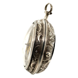 English silver verge made for the Dutch market Circa 1760
