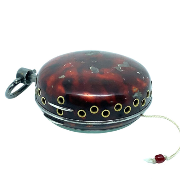 Italian lacquered silver repeating coach clock with alarm Circa 1810 Italian lacquered silver repeating coach clock with alarm Circa 1810