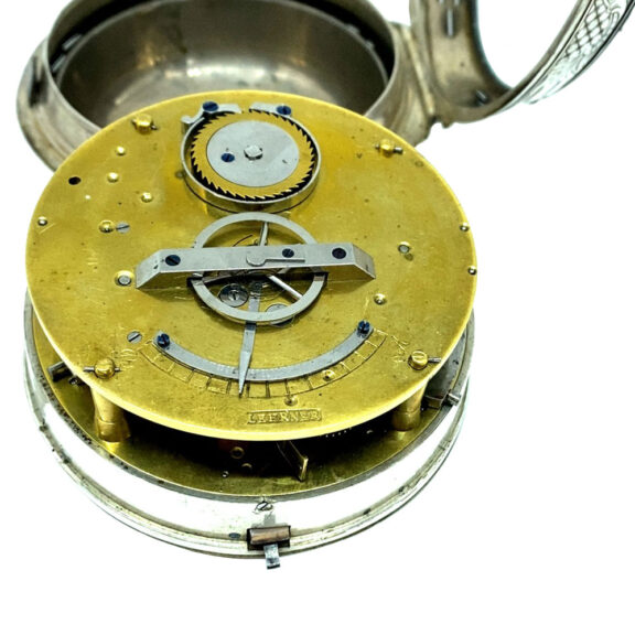 Rare Austrian quarter repeating coach clock with alarm Circa 1810 Rare Austrian quarter repeating coach clock with alarm Circa 1810