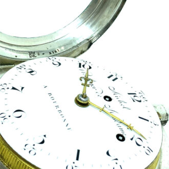 Extremely rare French quarter repeating coach clock Circa 1770