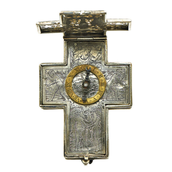 German one handed neo renaissance style pendant watch Circa 1880