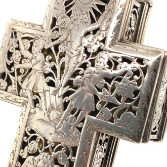 German one-handed neo-Renaissance style pendant watch Circa 1880