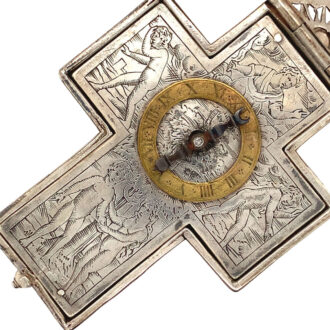 German one-handed neo-Renaissance style pendant watch Circa 1880