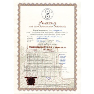 Swiss chronometer movement for testing Circa 1947