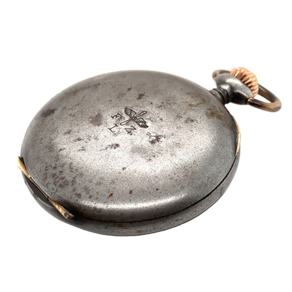 Rare Swiss gunmetal chronograph pocket watch Circa 1916 Rare Swiss gunmetal chronograph pocket watch Circa 1916