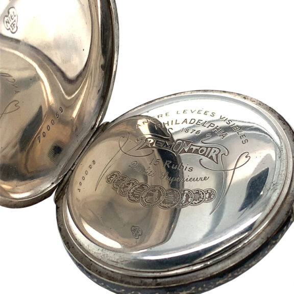 Fine Swiss niëllo silver hunting cased lever watch Circa 1900 Fine Swiss niëllo silver hunting cased lever watch Circa 1900