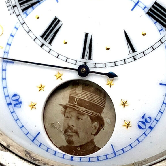 Very rare Swiss silver cylinder watch with regulator dial Circa 1905 Very rare Swiss silver cylinder watch with regulator dial Circa 1905