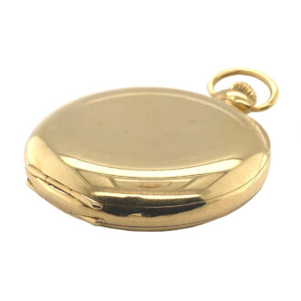 Fine Swiss 18K gold hunting cased pocket chronometer Circa 1923