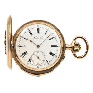 Russian rose gold minute repeating lever watch Circa 1895