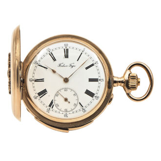 Russian rose gold minute repeating lever watch Circa 1895