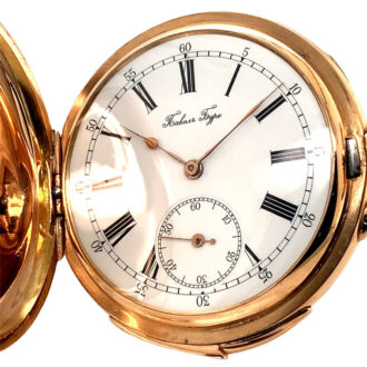 Russian rose gold minute repeating lever watch Circa 1895