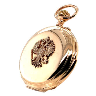 Russian rose gold minute repeating lever watch Circa 1895