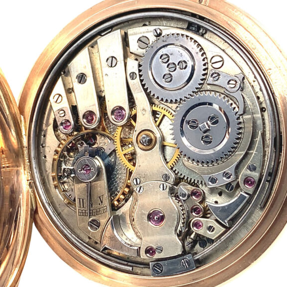 Russian rose gold minute repeating lever watch Circa 1895 Russian rose gold minute repeating lever watch Circa 1895