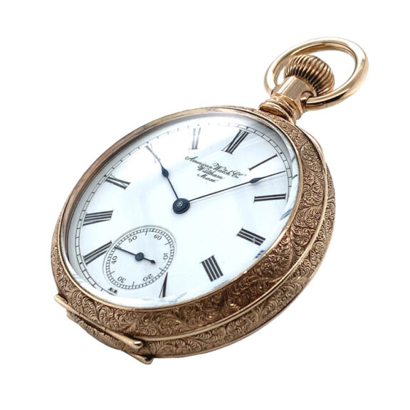 An extremely rare American 10 carat gold-plated open faced one-minute tourbillon pocket watch, circa 1940 An extremely rare American 10 carat gold-plated open faced one-minute tourbillon pocket watch, circa 1940