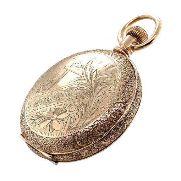 An extremely rare American 10 carat gold-plated open faced one-minute tourbillon pocket watch, circa 1940 An extremely rare American 10 carat gold-plated open faced one-minute tourbillon pocket watch, circa 1940