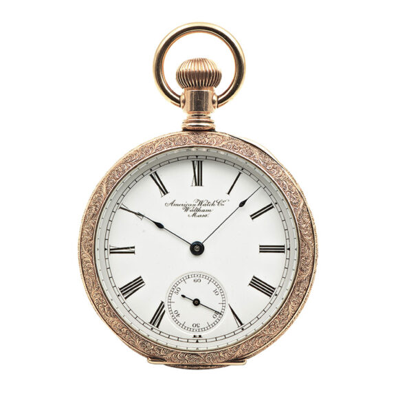 An extremely rare American 10 carat gold-plated open faced one-minute tourbillon pocket watch, circa 1940 An extremely rare American 10 carat gold-plated open faced one-minute tourbillon pocket watch, circa 1940