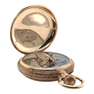 An extremely rare American 10 carat gold-plated open faced one-minute tourbillon pocket watch, circa 1940 An extremely rare American 10 carat gold-plated open faced one-minute tourbillon pocket watch, circa 1940