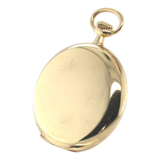 Swiss 18 carat gold open faced lever pocket watch Circa 1917