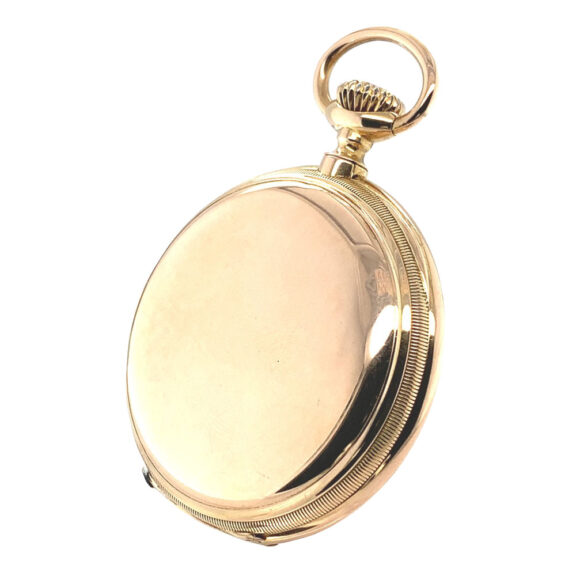 Very fine Swiss 18K gold quarter repeating lever watch Circa 1887 Very fine Swiss 18K gold quarter repeating lever watch Circa 1887