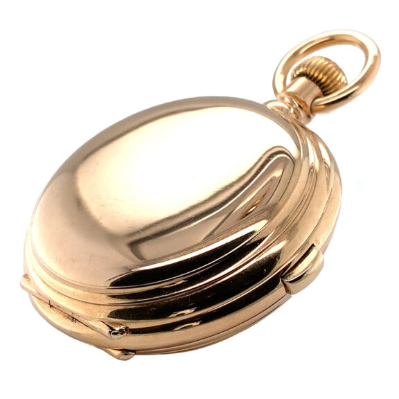 Impressive Swiss gold complicated hunting cased watch Circa 1890 Impressive Swiss gold complicated hunting cased watch Circa 1890