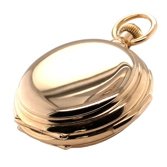 Impressive Swiss gold complicated hunting cased watch Circa 1890 Impressive Swiss gold complicated hunting cased watch Circa 1890