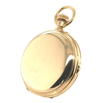 Swiss 18K gold minute repeating centre seconds lever Circa 1883