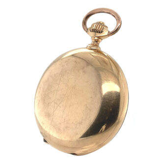 Swiss gold hunting cased minute repeating lever Circa 1897 Swiss gold hunting cased minute repeating lever Circa 1897
