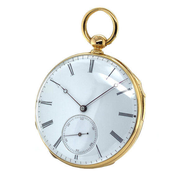 Fine French 18K gold quarter repeating lever watch Circa 1864 Fine French 18K gold quarter repeating lever watch Circa 1864