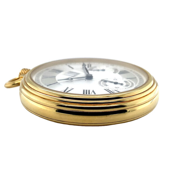 Heavy Swiss gold lever watch with power reserve Circa 2000 Heavy Swiss gold lever watch with power reserve Circa 2000