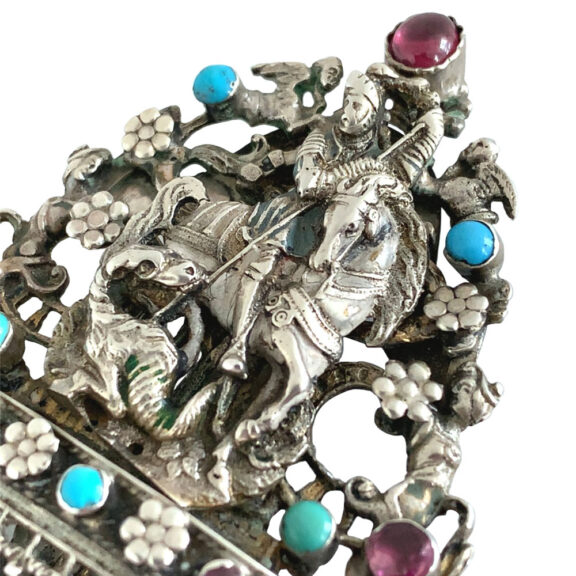 French silver ball-shaped verge with chatelaine Circa 1780/1870 French silver ball-shaped verge with chatelaine Circa 1780/1870