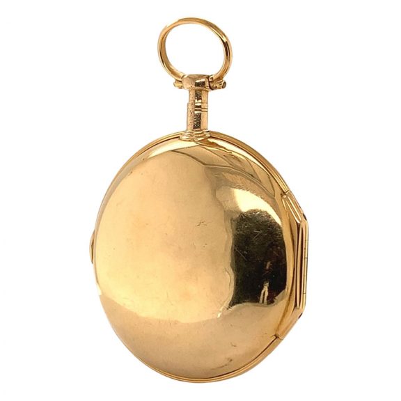 Early Danish rose gold open faced cylinder watch Circa 1792 Early Danish rose gold open faced cylinder watch Circa 1792