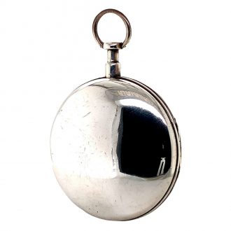 Rare Danish silver open faced cylinder pocket watch Circa 1803 Rare Danish silver open faced cylinder pocket watch Circa 1803