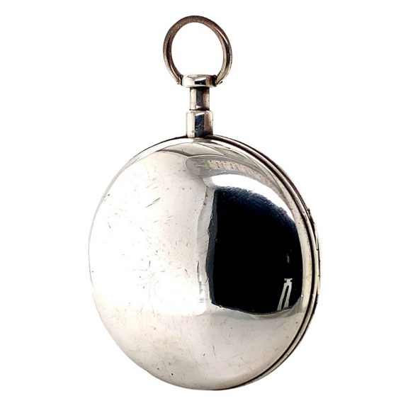 Rare Danish silver open faced cylinder pocket watch Circa 1803 Rare Danish silver open faced cylinder pocket watch Circa 1803