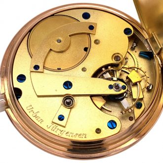 Important Danish 18K carat rose gold precision watch Circa 1823 Important Danish 18K carat rose gold precision watch Circa 1823