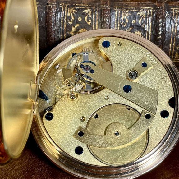 Important Danish 18K carat rose gold precision watch Circa 1823 Important Danish 18K carat rose gold precision watch Circa 1823