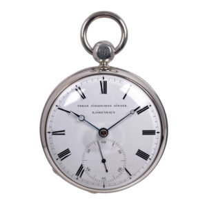 Extremely rare Danish silver open faced chronometer Circa 1837