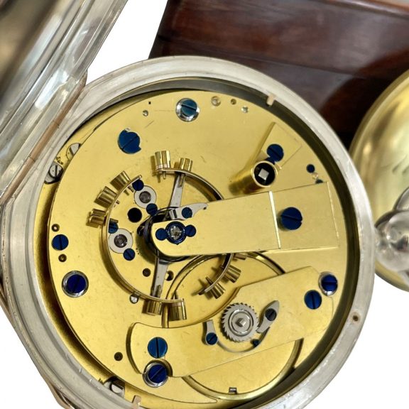 Extremely rare Danish silver open faced chronometer Circa 1837 Extremely rare Danish silver open faced chronometer Circa 1837