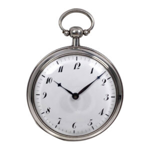 Rare Danish silver open faced precision watch Circa 1822