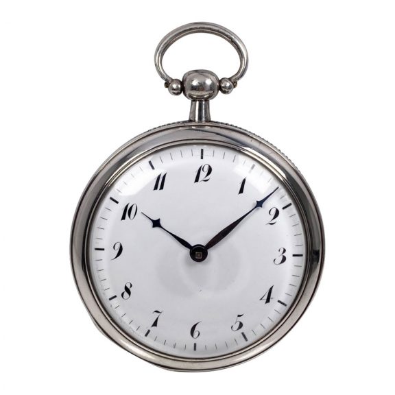 Rare Danish silver open faced precision watch Circa 1822