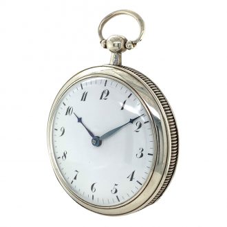 Rare Danish silver open faced precision watch Circa 1822