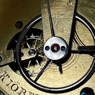 Rare Danish silver open faced precision watch Circa 1822