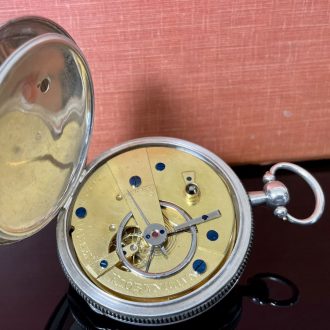 Rare Danish silver open faced precision watch Circa 1822