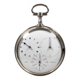 Danish silver deck chronometer with regulator dial Circa 1810