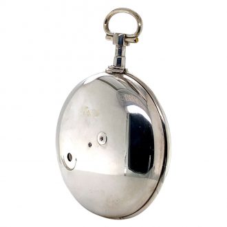 Danish silver deck chronometer with regulator dial Circa 1810